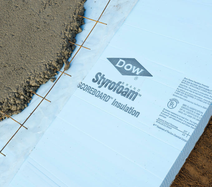 Dow styrofoam density