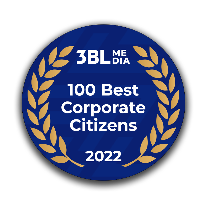 3BL Media 100 Best Corporate Citizens of 2022