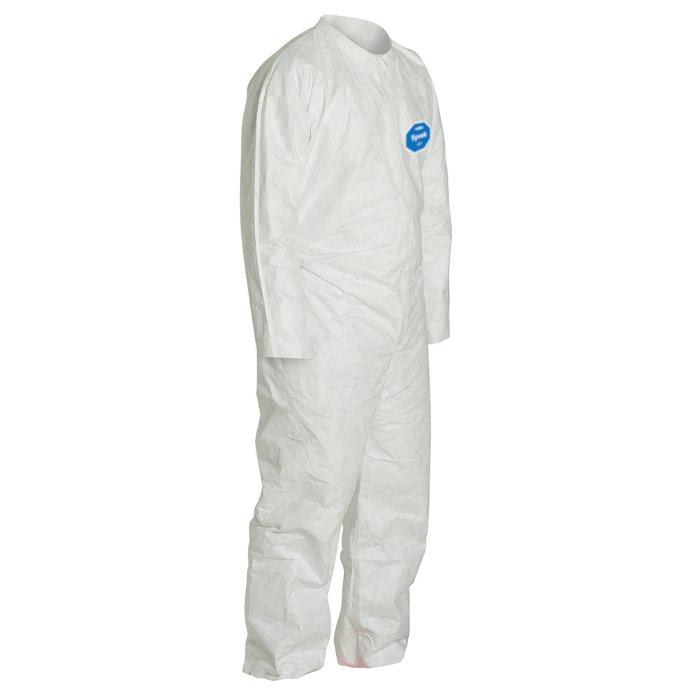 DuPont Tyvek 400 TY120S Disposable Protective Coverall White 4X-Large pack of 25 TY120SWH4X002500 