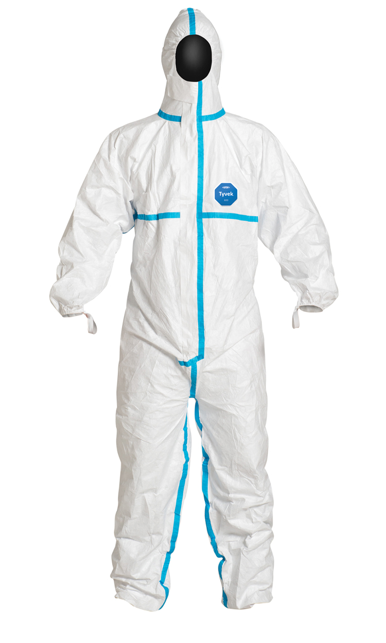 DUPONT Hooded Disposable Coveralls, White, Tyvek(R) 400, zipper – Kyrios  Soter Scientific