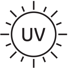 Excellent UV stability icon